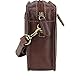 Picard Handgelenktasche S mit Reisverschluss Toscana Leder Small 14 x 23 x 5,5 cm (H/B/T) Herren Aktentaschen (8966), braun