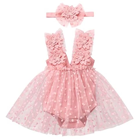 IMEKIS Newborn Baby Girls Birthday Outfit Cover