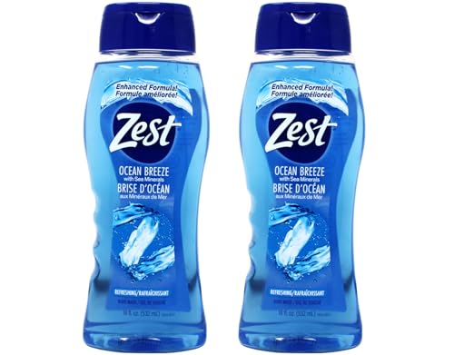 Zest Body Wash, Ocean Breeze, 18 fl oz (pack de 2)
