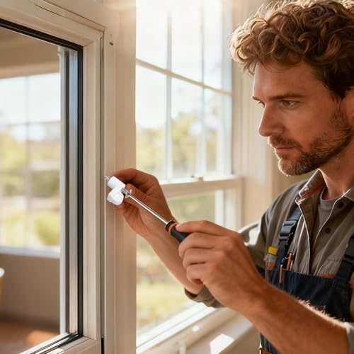 Sujetadores de pantalla de ventana para evitar caídas con clips de 3/8 5