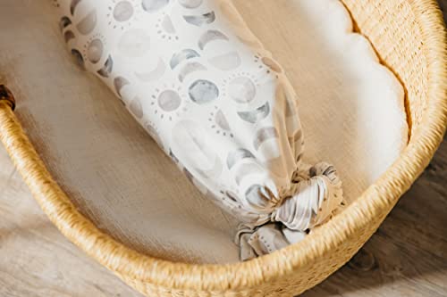 Image of Copper Pearl Swaddle Blankets for Newborns | Soft Stretchy Receiving Blankets for Boys and Girls | Large 46 x 46 Inch Baby Blankets | Lightweight and Breathable Swaddles | Eclipse