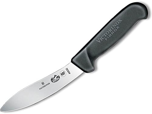 Victorinox 5 inch lamb skinning knife with black Fibrox handle