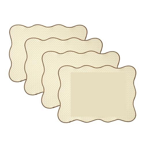 Napperon de cuisine en dentelle rectangulaire imperméable chic pour table - 2