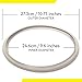 IMPRESA 10 Inch Fagor Pressure Cooker Replacement Gasket (Pack of 2) - Fits Many 10 inch Fagor Stovetop Models (Check Bullets for Fit)