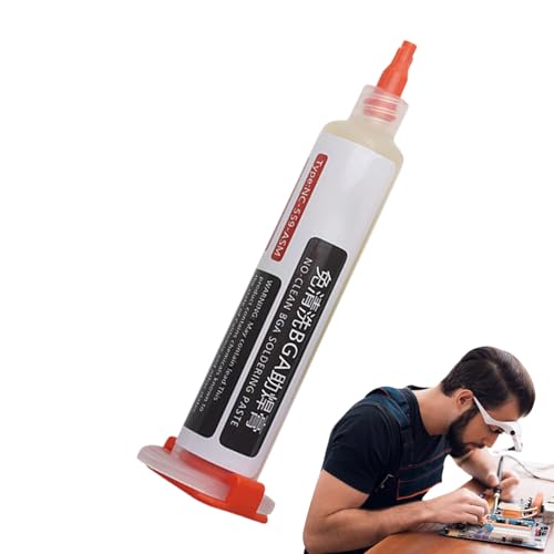ETUCYNG Soldering Flux For Electronics - 10ml No-Clean Electronic Welding Flux Syringe,Strong Adhesion, Wire Welding Tool, Soldering Supplies For Mobile Phone