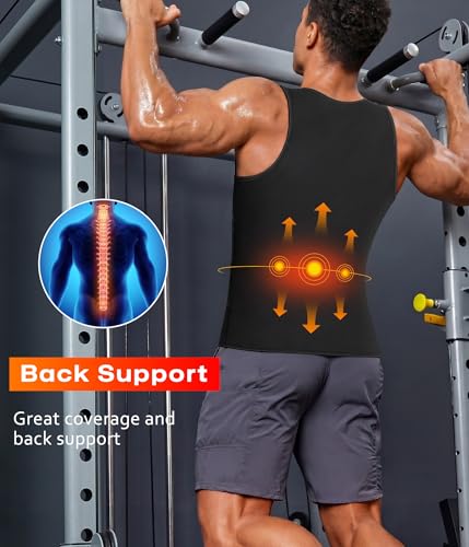 Traje de sauna Hombre Junlan para sudar en gimnasio 5