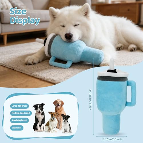 Juguete Mordible Sonoro Felpa para Perros Pequeños Mediano miniatura 6