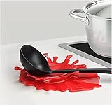 Spoon Rest Holder Silicone Ketchup Shape Holders Splash Spoon Rest by Mustard Kitchen Cooking Aid Cup Holder Creative Gift
