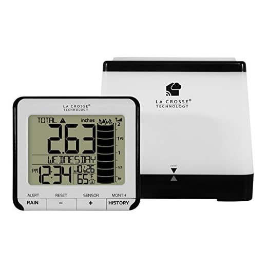 La Crosse Technology 724-2310-INT Wireless Digital Rain Station with Temperature