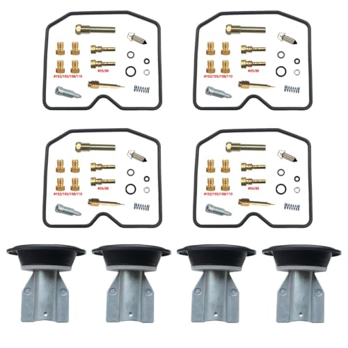 Kit carburateur GSX750 Inazuma anti-fuite avec joints nitrile et gicleurs pour BST34 4 cylindres