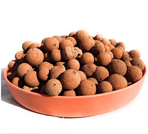 Mokuzai Expanded Clay Pebbles: Horticultural Hydroponic PureGrow® LECA Lightweight Aggregate Pellet Balls (4 Litres)