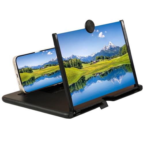 Image of Screen Magnifier Version, 2026 New Mobile Phone 3D Pull-Out HD Magnifier Projector Screen Expander, Foldable Phone Stand with Movie Screen Amplifier for Movies, Videos and Gaming, 12 inch