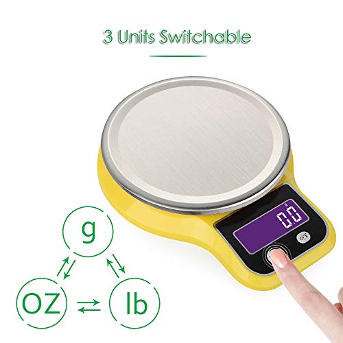 Balança de cozinha Balança de cozinha Mini balança de plataforma eletrônica Balança digital com bala