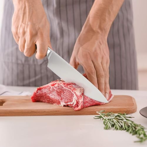 imarku Japanese Chef Knife - Sharp Kitchen Knife 8 Inch Chef's Knives HC Steel Paring Knife, Unique Gifts for Men and Women, Gifts for Mom or Dad, Kitchen Gadgets with Gift Box, Gyutou Knives - Image 3