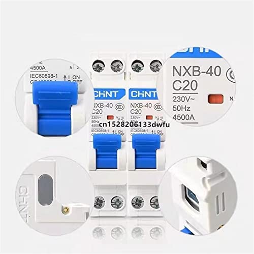 Disjoncteur de fuite miniature MCB NXB-40 ampérages variables pour réseau électrique 220V