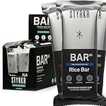Styrkr BAR50 Energy Bars - Pack of 12 Rice Bars for Cycling & Running - Mixed Flavours Pack - Approved by Endurance Athletes - 50g of Carbs via Advanced Dual-Carb Formulation - 12x Pack