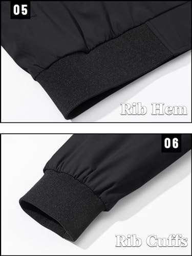 Tacvasen TCTJ-954-M911-BLACK-M Black Jacket For Men Zip Up Men'S Jackets thumb #6
