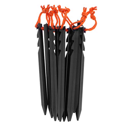 YIJU 10 Unidades de Treinamento de Estacas Multiuso para Estacas - Preto