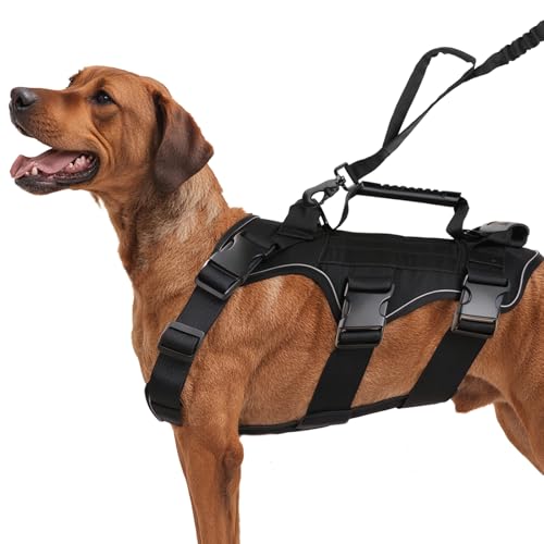 Mapille Pettorina antifuga cane,Pettorina Cane Taglia Grande,Pettorina per Cani Anti Tiro Riflettente,Pettorina cane antifuga,Imbracatura Cani Traspirante,per la Corsa,Passeggiate,Jogging (M)