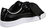 Echtes Leder PUMA Damen Basket Heart Patent Wn\'s, Black Black, 42.5 EU