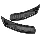 Wiper Cowl Grille Panels FIT Ford F-150 2015-2020 Pair | Left and right insert panels with 6 mounting clips for lower front cowl