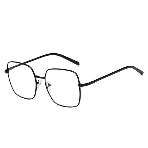 Shiratori Classic woman's metal big face nerd glasses frame Clear