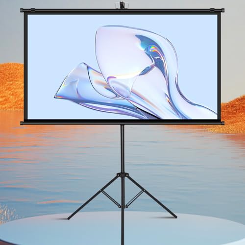 Pantalla para proyector con soporte portátil 60" 16:9 miniatura 7