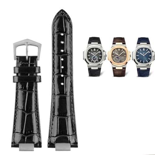 Bracelet montre cuir SERDAS résout le problème d'ajustement Nautilus 5711