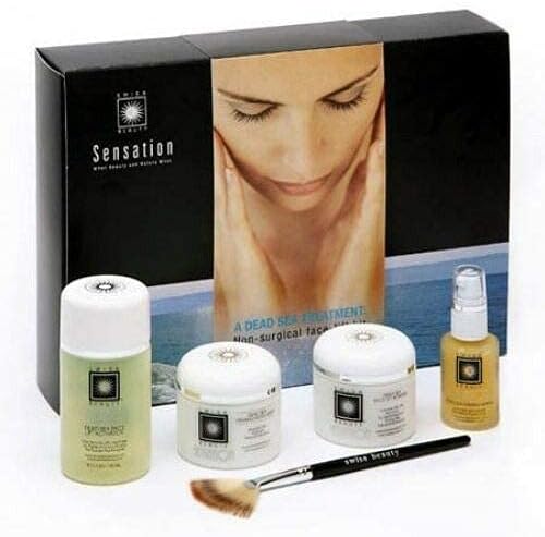 Swisa Beauty Dead Sea Non-Surgical Face Lift Kit - Gentle Face Lift For Sensitive Areas Needing Attention - (sold without cover box).