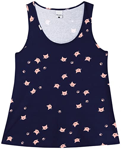 Pijama, Feminino Meia Malha, Malwee, Azul Escuro, XGG, Feminino