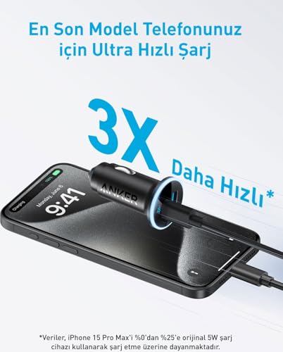Chargeur de voiture Anker 325 1 Type A et 1 Type C PD - vue 7