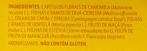 Leão Cápsula De Chá Camomila Cidreira E Maracujá Fuze Com 10 Unidades