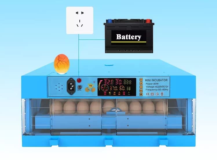 TM&W-Fully Automatic Egg Digital Incubator/Incubador Pollos/Incubador 64 egg