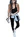 ANRABESS Women Summer Solid Casual Loose Sleeveless Jumpsuit Romper A208heise-S