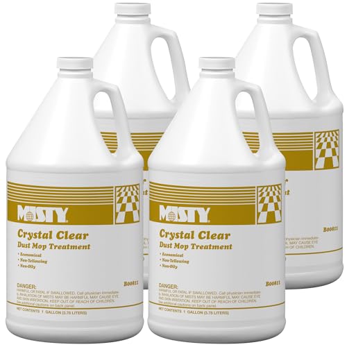 MISTY Crystal Clear Dust Mop Treatment (1 Gallon Case)