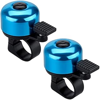 JFmall Bike Bell Bicycle Bell with Loud Crisp Clear Sound, Road and Mountain Bike Bell Adults Kids(8 colors)