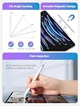 IPad Crayon - Stylus stylo pour iPad 11th-6th Gen, iPad Pro M4 12.9/11" 2026, iPad mini A17/6/5, iPad Air M3 Autres produits - Précis iPad Stylus charge rapide pièce jointe magnétique Tilt Sensibilité rejet de la paume