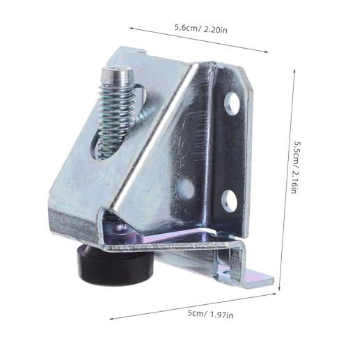 Patas regulables resistentes para muebles soporte lateral plateado de mesas de comedor 3