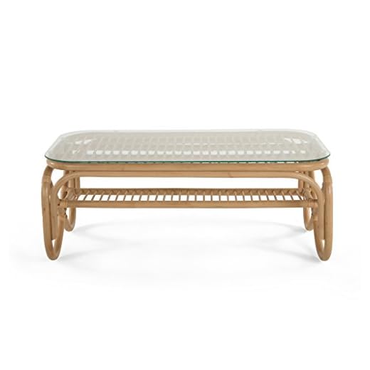 Handcrafted Rattan Coffee Table