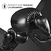 Sanabul Essential Gel Boxing Gloves for Men & Women, Kickboxing MMA, Muay Thai Gloves and Heavy Bag Training Punching & Sparring, AllBlack 8 oz