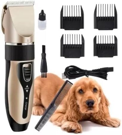 Máquina de cortar Pêlos Pet Animais 110V/220V Silenciosa Banho e ...