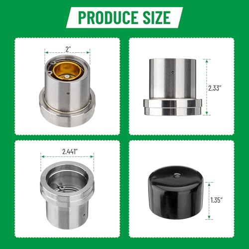 Racewill 2 Pack 2.441" Trailer Wheel Bearing Protectors by Racewill - Used condition - Image 7
