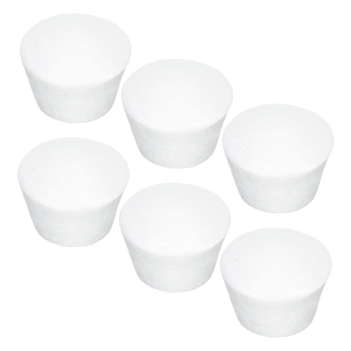 MAGICLULU Dummy Cake Modèles de Gâteaux en Mousse Réutilisables 6pcs, Légers et Peignables pour DIY et Décoration de Mariage, Lot de 6