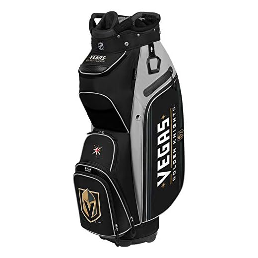Vegas Golden Knights Bucket III Cooler Cart Golf Bag