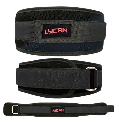 Lifting belt for Men and Women for Back Support - Adjustable Size (Medium 32" - 36"),WGHT_BELT_174-image-0
