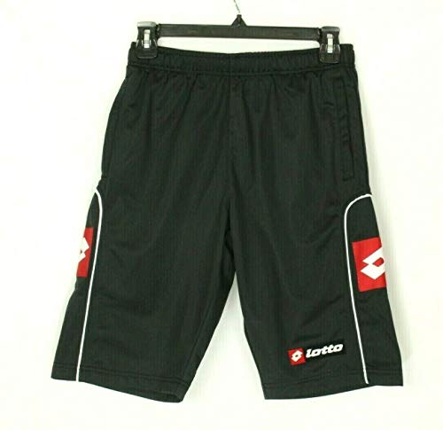 Lotto Italian Sport Design Boys Youth Black Athletic Shorts Medium2