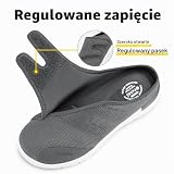 FitVille Buty Zdrowotne Męskie Czarne Szersze Rzep Ortopedyczne Dla Diabetyków i Seniorów