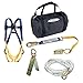 Werner K111204 Roofing Kit, 50-Foot Basic, Pass-Thru Buckle Harness, Duffel Bag, 1per Pack