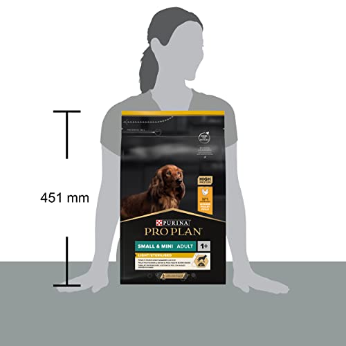 PURINA PRO PLAN | Small & Mini Adult | Light Sterilised Riche en Poulet | Croquettes | petits chiens adultes | Sac de 3kg – Image 4