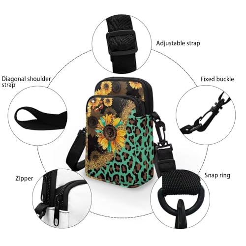 Image of Lightweight Small Crossbody Bags Cell Phone Purses Travel Pouch Shoulder Bag for Women
